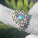 Labradorite Ring, Size 6.5 US