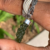 Raw Moldavite Pendant