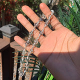 Phantom Quartz Necklace, 9mm
