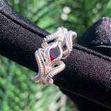 Garnet Ring, Size 7 US